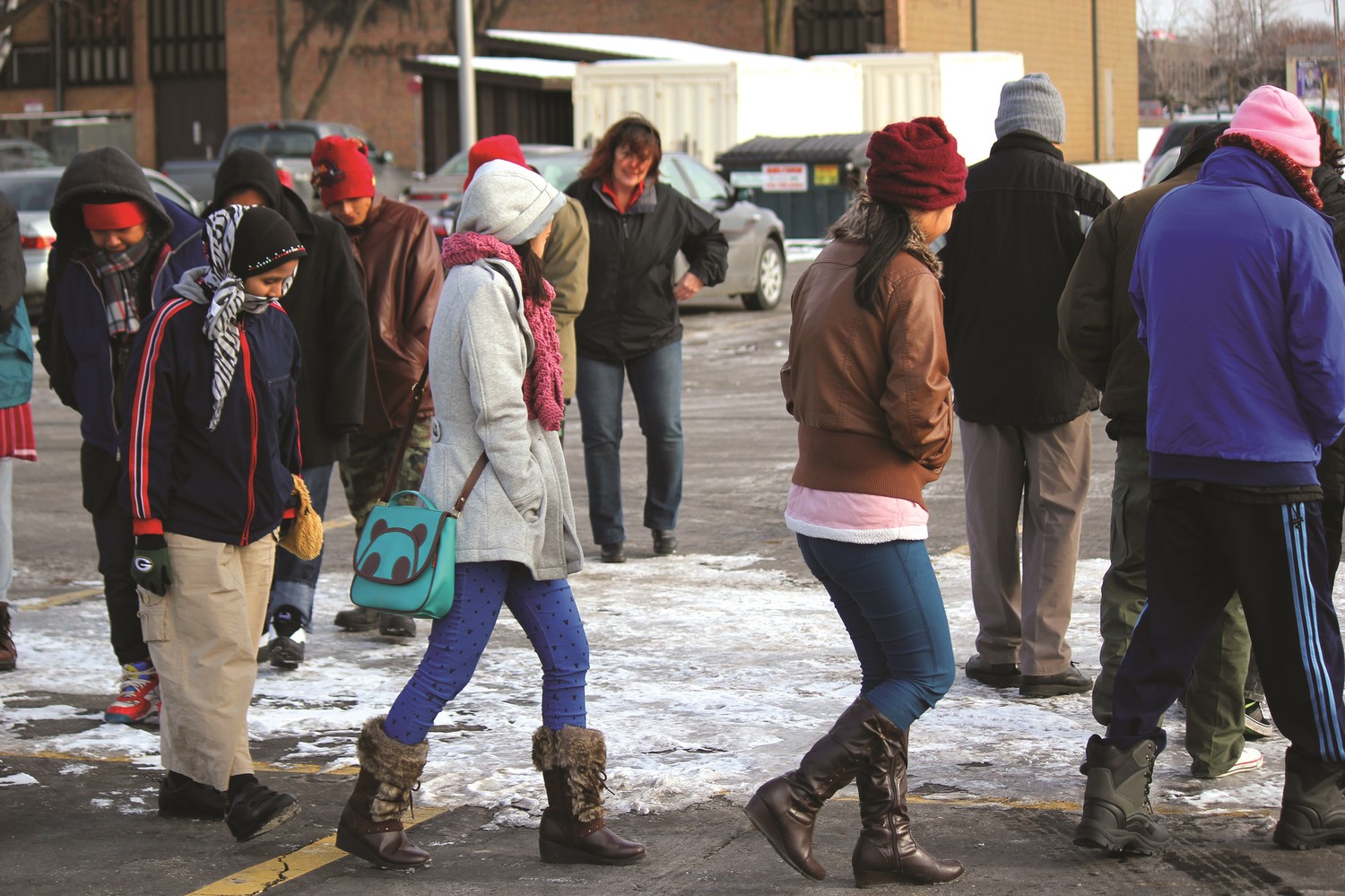 Helping Refugees Adjust to Snow, Ice, & College